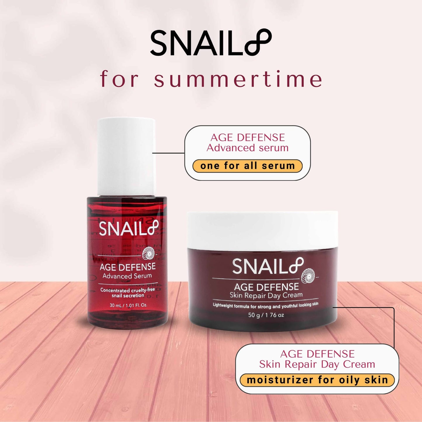 SNAIL8 Age Defense Skin Repair Day Cream